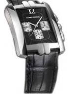 wristwatch Avenue C Chrono (WG / Black / Leather)