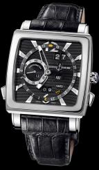 wristwatch Quadrato Dual Time Perpetual