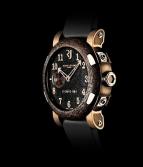 wristwatch Titanic-DNA  rusted steel T-OXY III / Pink Gold