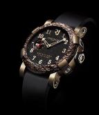 wristwatch Titanic-DNA  rusted steel T-oxy IV pink gold Ultimate