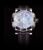 wristwatch Steel Mood with gem-set diamonds