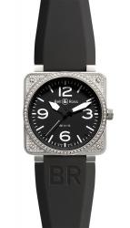 wristwatch Bell & Ross Top Diamond Black