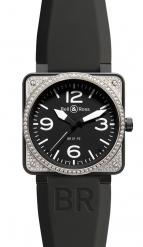 wristwatch Bell & Ross Top Diamond & Carbon