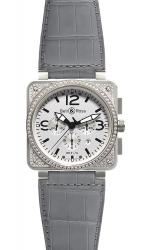 wristwatch Bell & Ross Top Diamond White Dial