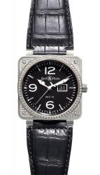 wristwatch Bell & Ross Top Diamond Black Dial