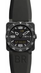 wristwatch Bell & Ross Type Aviation Carbon Finish