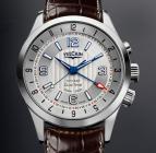 wristwatch Aviator Dual Time - Steel