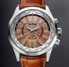wristwatch Vulcain Aviator GMT - steel