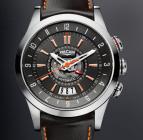 wristwatch Revolution Dual Time Automatic Steel