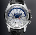 wristwatch Vulcain Revolution GMT Automatic Steel