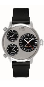 wristwatch Airman 7 silver circle