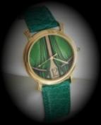 wristwatch Vincent Calabrese Commedia Green