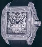 wristwatch Cartier Santos Triple 100
