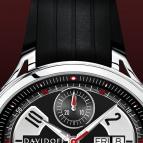 wristwatch Davidoff Gent automatic rubber strap
