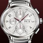 wristwatch Davidoff Chronograph silvered dial