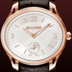 wristwatch Davidoff Lady quartz red gold silvered dial