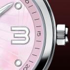 wristwatch Davidoff Lady quartz pink mother of pearl dial
