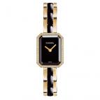 wristwatch Chanel Or jaune, cadran noir laqué