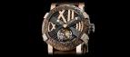wristwatch Romain Jerome Titanic-DNA  Rusted steel T-oxy IV Tourbillon pink gold white diamonds set paws Ultimate