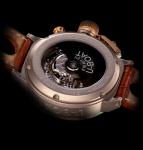 wristwatch U-Boat Flightdeck Titanium Gold Bezel