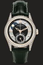 wristwatch Armand Nicolet Black guilloché and White MOP