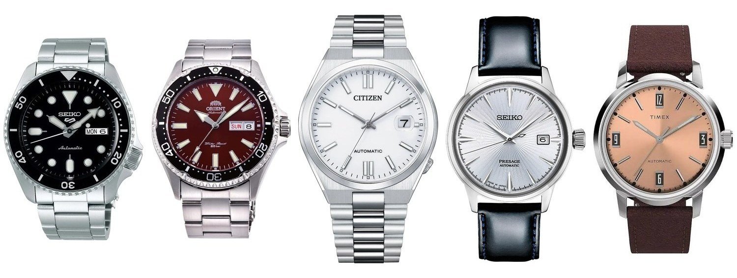  Five of the best automatic watches under $500 from Seiko, Orient, Citizen and Timex